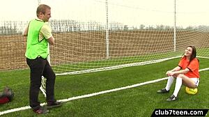 does this slave girl swallow your huge cock after orgasm?