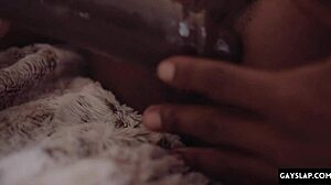 Harder! Black Bodybuilder Fucks European Twink!