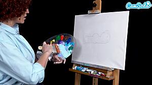 ryan keely cosplaying bob ross getting horny?