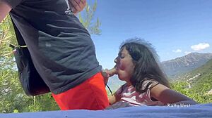 i sucked a stranger in the mountains, got soaked in gold and cum