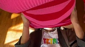 quickie under christmas tree with big tits