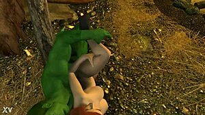 scarlett johansson gets smashed by hulk