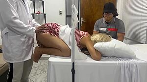 The doctor bangs the bride better than her husband right in front