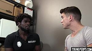 Black Cop Seduces Straight Teen With Monster Cock Intrigue