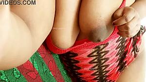 Asian Horny Aunt Displays Big Tits