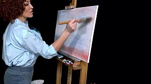 ryan keely cosplaying bob ross getting horny?