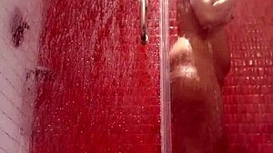 freaky latina in lingerie show