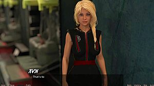 stranded in space, blonde virgin deepthroats monster cock in 3d anime