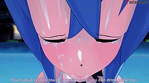 i fucked roxy with eris close on the pool in mushoku tensei fantasy