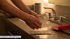 Tonight's Girlfriend Becky Bandini Engages in Hardcore Bathing Session with Client as Naughty Friend