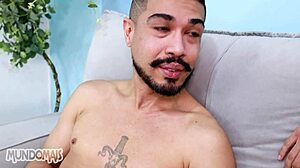 He loves getting fucked by that big cock bareback