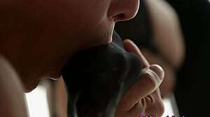 my babe's stocking feet gave me an epic cumshot