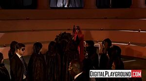 Slut Opens Pussy Wide For Handjob And Cumshot In Femdom Scene