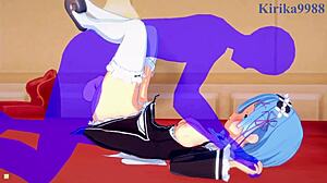 Emilia, Rem, and Subaru Natsuki Engage in Intense Sex - Re Zero Hentai