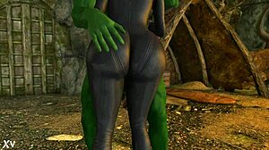 scarlett johansson gets smashed by hulk