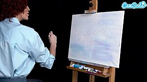 ryan keely cosplaying bob ross getting horny?