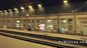 oh my god, hungarian hottie slams huge cock in public pov madness! can't believe this raw action!