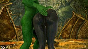 scarlett johansson gets smashed by hulk