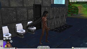 futas shemales having sex and fun in sims 4 with feet involved.