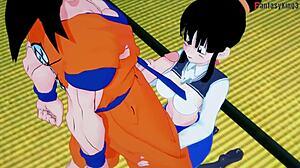 Chichi Intensely Fucks Goku While Gohan Watches Dragon Ball Zex Fantasy