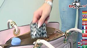 Curvy Busty Slut's Anal Fuck Followed by Pussy Creampie!