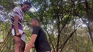 Outdoor Gay Cruising with Intense Action