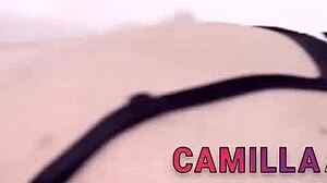 Shemale Beauty Camilla Jolie Jerks Her Cock With Passionate Emotions