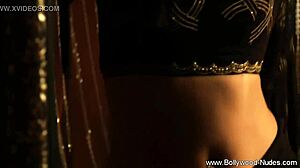 Erotic Brunette Milf Dancer Undresses and Teases with Nude Striptease