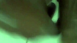 jerking with dildo in shower feels amazing