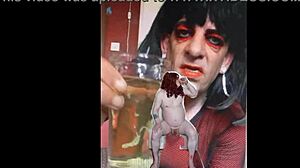 Shy Bisexual Sissy Swallows Pee in Naked Exposure