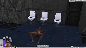 futas shemales having sex and fun in sims 4 with feet involved.