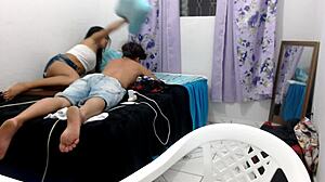 i take two big cocks in my ass, bent over for flakael