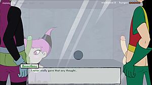 raven, you gonna stroke my big cock in this hentai episode?