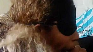 Meechie Takes Sloppy Deepthroat On Big Black Cock