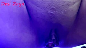 Four-month pregnant wife gives dirty blowjob to husband, swallowing all cum in mouth - Hindi audio Indian sex