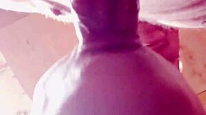 My Wife Sucks My Husband's Plump Cock in the Shop, Swallowing Cum in Her Mouth.