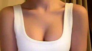 Alessandra Shakes Her Tits Slowly in Teen Scene