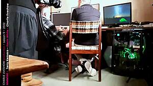 i watch two guys fucking that punk slut with anal and blowjob, oh god