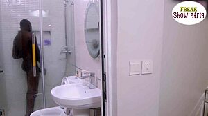 horny madam makes big cock gateman fuck her bent over