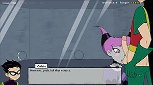 raven, you gonna stroke my big cock in this hentai episode?