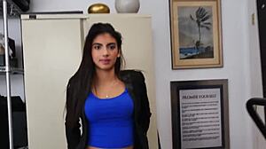 skinny brunette showing director my hot naughtiness