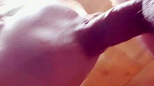 My Wife Sucks My Husband's Plump Cock in the Shop, Swallowing Cum in Her Mouth.