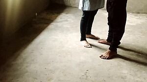 school girlfriend fucked in new house