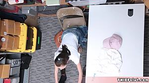 Extra Cute Petite Teen At The Mall