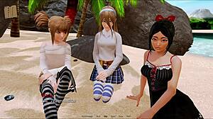 Exciting adventures in harem hotel 316