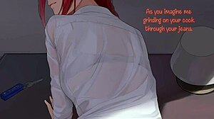 makina chains you up and teases with edging instructions in femdom game