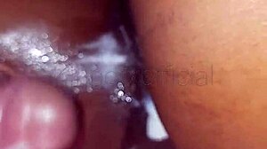 Cum on Ass of Curvy Emo Amateur