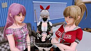 Exciting adventures in harem hotel 316