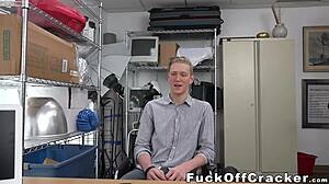 Cute Cracker Gets His Pink Ass Dicked