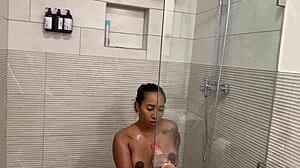 Leyne Rodriguez and Karla Turner enjoy lesbian assplay